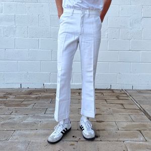 60’s white flare vintage pants